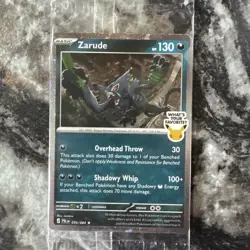 Pokemon TCG Zarude Pitch Black GAMESTOP PROMO NEW SEALED FAST SHIPPING - Image 1