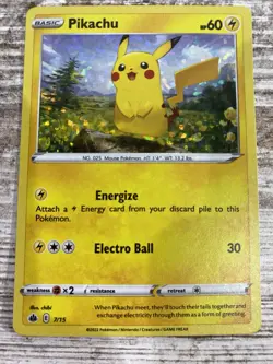 Pikachu 7/15 Pokemon McDonald's Promos Holo 2022 NM Near Mint - Image 1