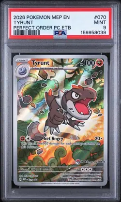Tyrunt - 070 (Pokemon Center Exclusive) 070 Me: Mega Evolution Promo PSA 9 - Image 1