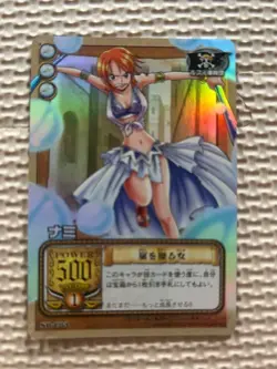 Bandai One Piece Nami SB-C03 Carddass Hyper Battle Foil 2002 Japanese Vintage - Image 1