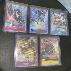 One Piece OP16 Treasure Rare/Alt Art Lot - Vista TR/Kuzan/Buggy/Borsalino/Shiryu - Image 2