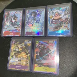 One Piece OP16 Treasure Rare/Alt Art Lot - Vista TR/Kuzan/Buggy/Borsalino/Shiryu - Image 3