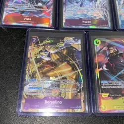 One Piece OP16 Treasure Rare/Alt Art Lot - Vista TR/Kuzan/Buggy/Borsalino/Shiryu - Image 4