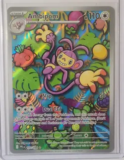 Ambipom 107/094 Me02: Phantasmal Flames Holo Pokemon TCG NM - Image 1