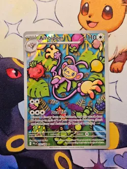 Pokemon TCG Ambipom 107/094 Me02 - Phantasmal Flames 🔥 Holo (Near Mint) - Image 1