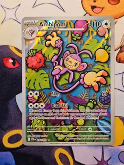 Pokemon TCG Ambipom 107/094 Me02 - Phantasmal Flames 🔥 Holo (Near Mint) - Image 2