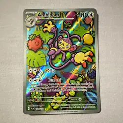 Pokemon TCG Ambipom 107/094 Me02: Phantasmal Flames Illustration Rare Holo - Image 1
