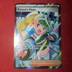 POKEMON EMCEE'S HYPE DESTINED RIVALS 220/182 ULTRA RARE NM/M - Image 1