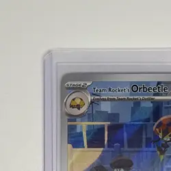 Pokemon TCG - Team Rocket's Orbeetle 198/182 Destined Rivals - Illustration Rare - Image 3