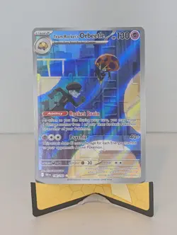 Pokemon TCG Team Rocket's Orbeetle 198/182 Illustration Rare Destined Rivals - Image 1