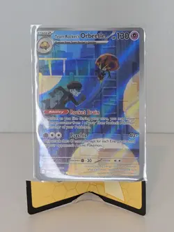 Pokemon TCG Team Rocket's Orbeetle 198/182 Illustration Rare Destined Rivals - Image 2