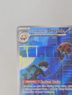 Pokemon TCG Team Rocket's Orbeetle 198/182 Illustration Rare Destined Rivals - Image 3