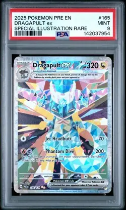 DRAGAPULT EX (2025) 165/131 PRISMATIC EVOLUTIONS - 165/131 (SIR) PSA 9 - Image 1