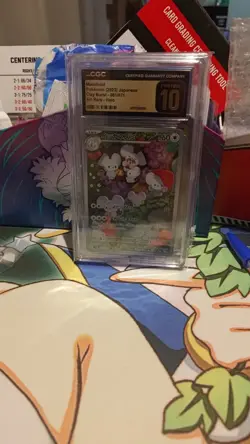 2023 Pokemon Japanese Clay Burst Maushold Art Rare Holo 081/071 CGC 10 Pristine - Image 1