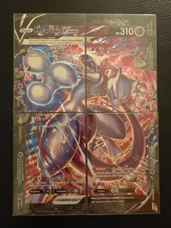 Mewtwo V-UNION [Set of 4] SWSH: Sword & Shield Promo Cards Holo NM - Image 1