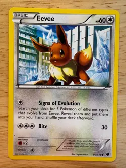 Eevee 90/116 Plasma Freeze PLF Pokemon Card - Image 1