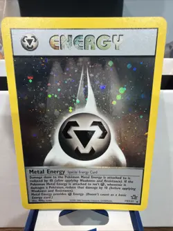 Pokemon TCG Metal Energy Holo Rare Card Neo Genesis 19/111 - Image 1