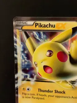 Pikachu EX XY174 Black Star Promo 2016 Holo Pokemon Card TCG MP - Image 2