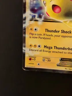Pikachu EX XY174 Black Star Promo 2016 Holo Pokemon Card TCG MP - Image 4