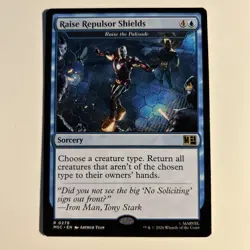 Raise Repulsor Shields (MSC 278 Rare) MTG Commander: Marvel Super Heroes - Image 2