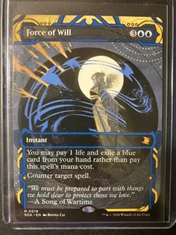 Force of Will - Secrets of Strixhaven - Nonfoil- NM - Magic the Gathering - Image 1
