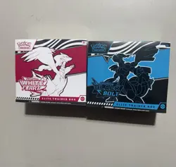 Pokemon TCG Black Bolt/White Flare ETBs One of Each Box - Image 1