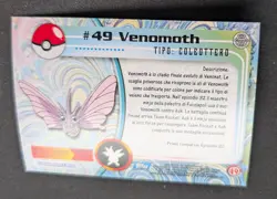 VENOMOTH HOLO FOIL POKEMON TOPPS SERIE 1 CARTE 1999 ITA - PACK FRESH MINT - Image 2