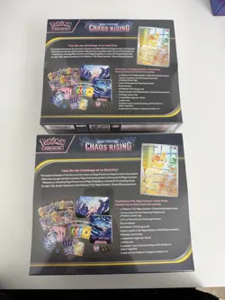 Pokemon Center Exclusive Chaos Rising Elite Trainer Box X2 - Factory Sealed - Image 2