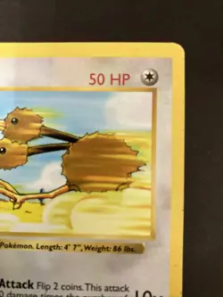 Doduo 1st Edition Shadowless 48/102 Base Set LP - Pokemon TCG Card Rare Print RD - Image 3