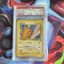 Pokemon TCG Pikachu Wizards Black Star Promo 26 2001 Regular English PSA 9 - Image 1