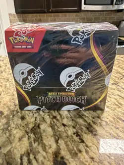 Pokemon TCG Mega Evolution Pitch Black Booster Box 36 Packs Sealed Display ME05 - Image 1
