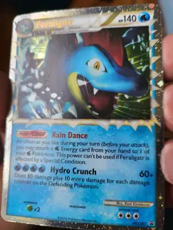 Pokemon Feraligatr Prime HGSS07 Ultra Rare Promo NM/LP - Image 2