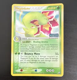 Pokemon TCG Meganium 9/115 Unseen Forces Holo Stamped 2005 - Image 1
