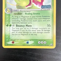 Pokemon TCG Meganium 9/115 Unseen Forces Holo Stamped 2005 - Image 3