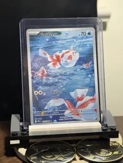 Pokemon TCG Goldeen 087/084 ME05: Pitch Black Illustration Rare Full Art NM - Image 1