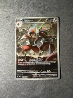 BISHARP 2025 POKEMON BLACK BOLT 143/086 ILLUSTRATION RARE Q3539 - Image 1