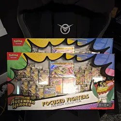 Pokemon TCG Mega Evolution—Ascended Heroes Focused Fighters-LOT OF 2 - Image 1