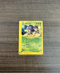 Pokemon TCG - Weezing 70/165 Expedition - Non Holo Rare - 2002 - Image 1