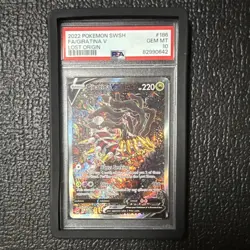 Pokemon 2022 SWSH Lost Origin Giratina V 186/196 Alt Full Art Holo PSA 10 - Image 1