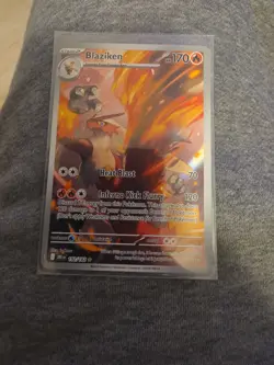 Blaziken 192/182 Illustration Rare Destined Rivals Pokemon Holo NM - Image 1