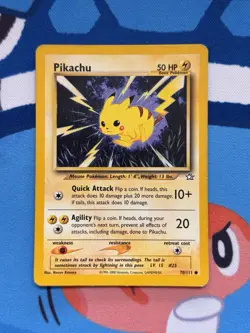 Pikachu 70/111 - HP condition - Pokemon Neo Genesis Unlimited Common - Image 1