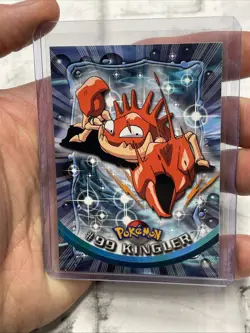 Topps Pokemon #99 Kingler Regular Water Crab TV Animation Edition NM Near Mint - Image 1