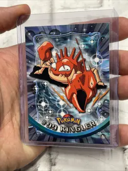 Topps Pokemon #99 Kingler Regular Water Crab TV Animation Edition NM Near Mint - Image 2