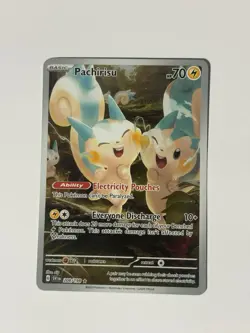Pokemon - Pachirisu - 208/198 - Scarlet & Violet Base Set - Illustration Rare NM - Image 1