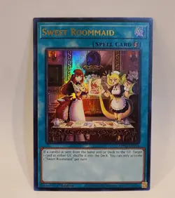 Yugioh Sweet Roommaid MP24-EN254 Ultra Rare 1st Edition Near Mint - Image 1