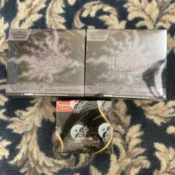 Pitch Black Booster Box And 2x Pokemon Center Etb - Image 1