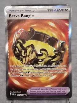 2026 Pokemon MEG Pitch Black Trainer Tool Brave Bangle 104 /84 Full Art Rare PBL - Image 1