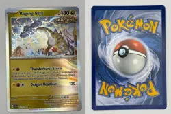 Raging Bolt 111/142 Rare Stellar Crown Pokemon Holo Lightly Played - Image 1