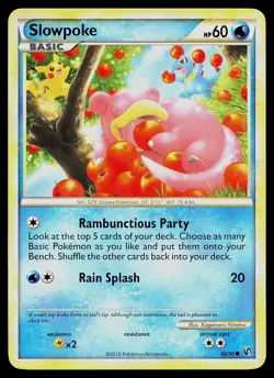 Pokemon Card - Slowpoke Undaunted 66/90 Common - Image 1
