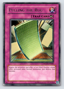 Pulling the Rug - STON-EN060 - Rare - Yugioh MP - Image 1